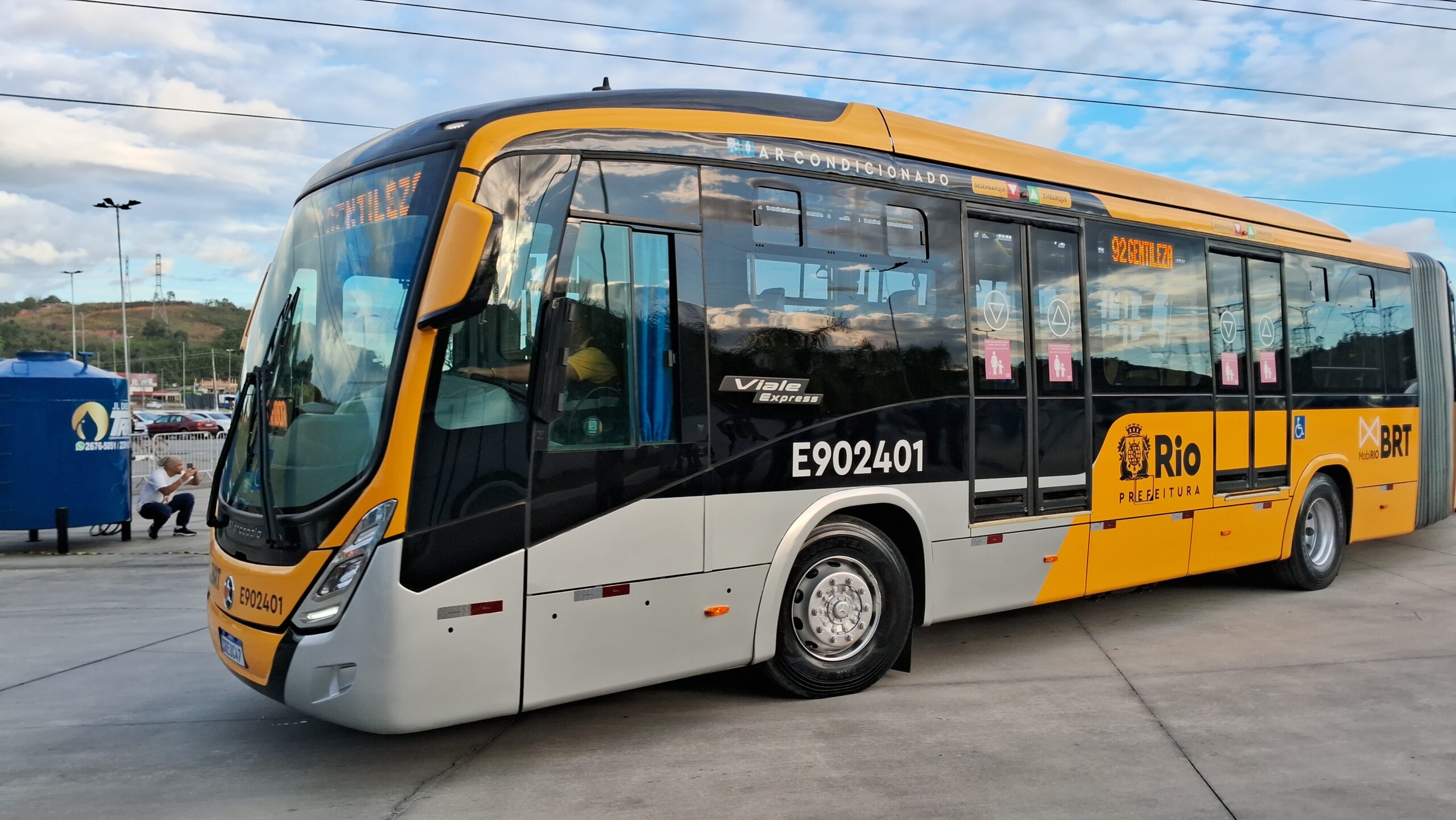 BRT do Rio na RioBus Expo em 2025.